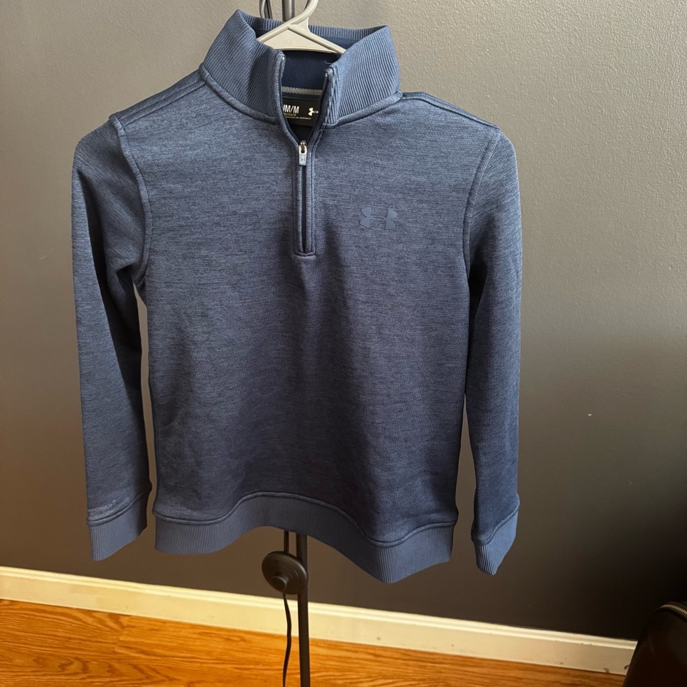 Under Armour kid Navy Zip-Up Sweater